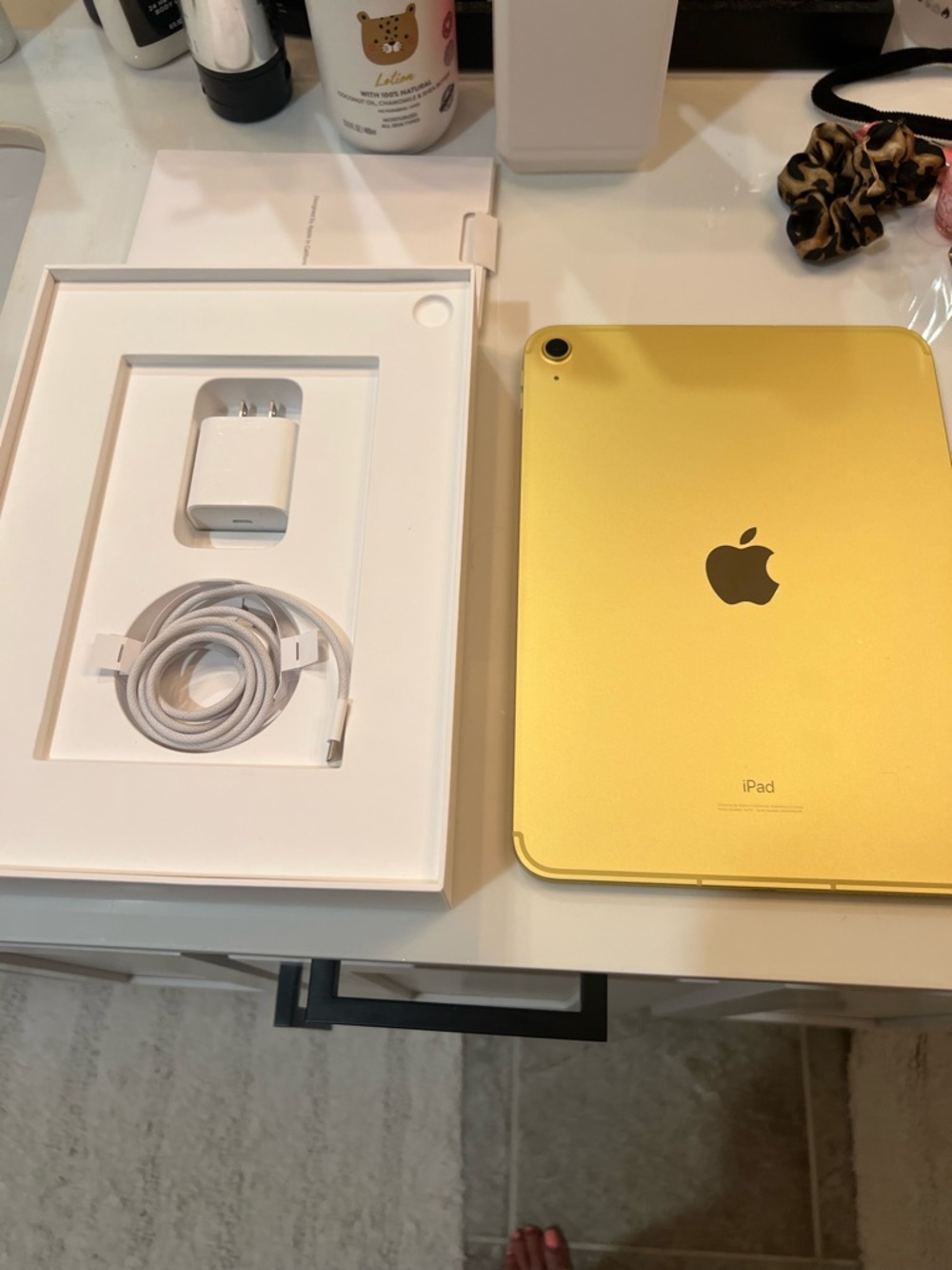 Apple iPad in Yellow Gold Finish with Charger